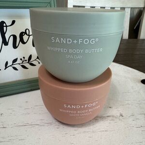 Sand & Fog Whipped Body Butter Set - Spa Day & White Vanilla